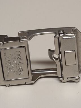 Nexbelt Silver Stainless Steel Buckle - Ratchet Closure